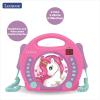 Lexibook Paw Patrol Chase Marshall, Karaoke CD Player with 2 Microphones, Programming Function, Headphones Jack, for Kids, with Power Supply or Batteries, Blue/Red, RCDK100PA(Unicorn)