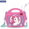 Lexibook Paw Patrol Chase Marshall, Karaoke CD Player with 2 Microphones, Programming Function, Headphones Jack, for Kids, with Power Supply or Batteries, Blue/Red, RCDK100PA(Unicorn)