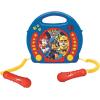Lexibook Paw Patrol Chase Marshall, Karaoke CD Player with 2 Microphones, Programming Function, Headphones Jack, for Kids, with Power Supply or Batteries, Blue/Red, RCDK100PA(Paw Patrol)