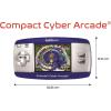 Lexibook Retro Game Console, 2 Controllers, 300 Games, 1 AC/DC Adapter, Black/red, JG7800(JL2375BL)