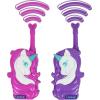 Lexibook, Unicorn, 3D Unicorn Walkie-Talkies, 500m Range, 2 Communication Channels, Belt Clip, Pink/Purple, TW18UNI