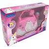Lexibook Unicorn, Karaoke Bag with Microphone, Voice Changer, Demo Songs, Light Effects, mic Included, aux-in Input, Pink/Blue, K102UNI