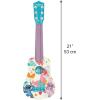 Lexibook, Unicorn, My First Guitar Unicorn for Children, 6 Nylon Strings, 21” Long, Guide Included, Pink/Purple, K200UNI(Stitch)