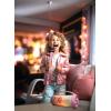 Lexibook, iParty, Portable Bluetooth Light Speaker with Microphone, Stereo, Light Effects, Karaoke, Wireless, USB, SD Card, Rechargeable Battery, White, BTP585Z(Gabbys Dollhouse)