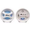 Lexibook, iParty, Portable Bluetooth Light Speaker with Microphone, Stereo, Light Effects, Karaoke, Wireless, USB, SD Card, Rechargeable Battery, White, BTP585Z(White)