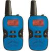 5km Long Distance Digital Walkie Talkies Rechargeable Battery with LCD Display and Digital Audio, Communication and Action Game for Outdoor Adventure, Belt Clip, Blue/Black, TW43