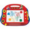 LEXIBOOK CRNI550 Super Mario Brothers Multicolor Magic Magnetic Nintendo Drawing Board, Artistic Creative Toy for Girls and Boys, Stylus Pen and Stamps, Red/Blue(Super Mario)
