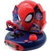 LEXIBOOK, Super Mario, Projector Alarm Clock for Kids, Nightlight and time Projection to The Ceiling, Sound Effects, Battery-Powered, Blue/red, RP500NI(Spider-Man)