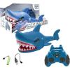 LEXiBOOK – Crazy Shark – Remote Control Shark, Up to 3mph, Automatic Hunt and Dance Modes, programmable, Music Effects, Blue, SHARK01
