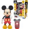 LEXiBOOK – Disney – Bilingual Mickey Robot – English/Spanish, 100 Educational quizzes, Light Effects, Dance, programmable, Articulated, Black/red – MCH01i2
