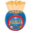 LEXiBOOK – Miraculous Projector Alarm Clock with Snooze Function and Alarm Function, Night Light with Timer, LCD Screen, Battery Operated, Red/Black, RL977MI(Paw Patrol)