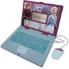 LEXiBOOK Disney Frozen 2 – Educational and Bilingual Laptop Spanish/English – Girls Toy with 124 Activities to Learn, Play Games and Music with Elsa & Anna – Blue/Purple, JC598FZi2