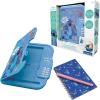 LEXiBOOK, Disney Stitch: Electronic Diary with Pen and Notebook Included, Interactive, Password Protected, Fun Functions, Sound Effects, Blue, SD50D