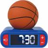 LEXiBOOK, Disney Stitch, Stitch Nightlight Alarm Clock, Sounds and Melodies, LCD Backlit Screen, Luminous, Snooze, Blue, RL800D(Basketball)