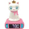 LEXiBOOK, Disney Stitch, Stitch Nightlight Alarm Clock, Sounds and Melodies, LCD Backlit Screen, Luminous, Snooze, Blue, RL800D(Kitten)