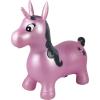 LEXiBOOK Inflatable Jumping Unicorn, for Indoor and Outdoor use, Balance and Motor Skills Development, Hand Pump Included, Safe and Resistant Plastic, Pink, BG050UNI(Unicorn – Pink)