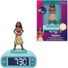 LEXiBOOK, Moana, Moana Nightlight Alarm Clock, Sounds and Melodies, Backlit LCD Screen, Luminous, Snooze, RL800VN