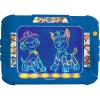LEXiBOOK Paw Patrol, Neon Electronic Drawing Board, Artistic Creative Toy for Girls and Boys, Cleaning Cloth and Markers Included, Red/Blue, CRNEOPA