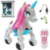 LEXiBOOK Power Unicorn®- My First Smart Unicorn to Train, programmable with Remote Control, Training and Gesture Control Function, Dance, Music, Light Effects, Rechargeable – UNI01