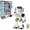 LEXiBOOK, Powerman Neo, My Robot Full of Technology, Remote Control and Gesture Control, Educational Activities in English, Programmable, Music and Dance, Sound and Light Effects, Blue/White, ROB18EN(ROB50US)