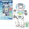 LEXiBOOK, Powerman Neo, My Robot Full of Technology, Remote Control and Gesture Control, Educational Activities in English, Programmable, Music and Dance, Sound and Light Effects, Blue/White, ROB18EN(rob80fr)