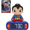 LEXiBOOK, Superman, Superman Night Light Alarm Clock, Sounds and Melodies, Backlit LCD Screen, Illuminated, Snooze, RL800SU
