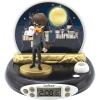 LEXiBOOK Warner Harry Potter, Harry Potter Projector Alarm Clock with Sounds, Built-in Night Light, time Projection onto The Ceiling, Sound Effects, Battery-Powered, Children, Black, RP500HP
