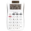 Lexibook – 10 Digit Desktop Calculator with Folding Display – Basic and Memory Function – Large Keys and Screen for Office, School, Home – Solar & Batteries – White/Gray – C210(C208)