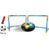 Lexibook Aerofoot, Hovercraft Soccer disc, 2 Goals, Pump and Inflatable Ball Included, Glides Easily, Fast and Dynamic, Light Effects, Anti-Shock Foam Edges, Rechargeable, JG981(JG981 – Rechargeable battery)