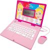 Lexibook Disney Princess – Educational and Bilingual Laptop Spanish/English – Girls Toy with 124 Activities to Learn, Play Games and Music – Pink JC598DPi2