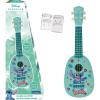 imageLexibook Disney Stitch My First Wooden Ukulele 4 Nylon Strings 53 cm Guide Included Blue K230D