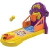 Lexibook, Electronic Basketball Game, Sound and Light Effects, Moving Panel, 3 Levels of Difficulty, 1 to 4 Players, Purple/Yellow, JG910