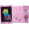 Lexibook, Gabby’s Dollhouse, Magic Slate, Art and Craft Toy for Girls and Boys, Multicoloured Drawings, 28 cm Screen, Includes 1 Stylus and 6 Stencils, Pink, CRT10GDH(Gabby’s Dollhouse)