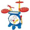 Lexibook K610 Electronic Set for Children, Musical Toy Game, Realistic Drum Sound, 8-Keys Keyboard, MP3 Plug, seat Included, Blue/red(Lexibook)