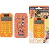 Lexibook, Naruto, Pocket Calculator with Protection Cover, Conventional and Advanced Calculator Functions, Battery and Solar-Powered, Orange, C45NA