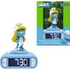 Lexibook, The Smurfs, The Smurfs Nightlight Alarm Clock, Sounds and Melodies, Backlit LCD Screen, Luminous, Snooze, RL800SF