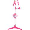 Lexibook Unicornio-Micrófono con Pie luminoso, Especial Karaoke (S150UNI) Unicorn Microphone with Speaker and Lighting Stand, Auxiliary Jack to Connect Music, Pink/White(Unicorn)
