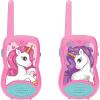 Lexibook Walkie-talkies for Kids, Toys Long Range 8km / 5 Miles, LCD Screen, Digital Sound, Indoor and Outdoor Communication Game, Belt Clip, Black, TW58US(Unicorn – 400 feet version)