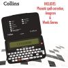 LEXiBOOK – Collins Bradford, Electronic Crossword Solver, Bradford, Phonetic Spell-Correction, Words Games, Electronic, with Battery, Black/White, CR753EN