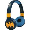 LEXiBOOK, Naruto, 2-in-1 Bluetooth & Wired Headphones with Microphone and Control Buttons, Foldable and Adjustable, Long-Lasting Rechargeable Battery, Orange/Blue, HPBT010NA(Batman)
