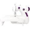 Lexibook, The Sewing Workshop, Sewing machine, 5 fabric coupons & accessories included, White/purple, SW200
