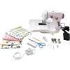 Lexibook, The Sewing Workshop, Sewing machine, 5 fabric coupons & accessories included, White/purple, SW200