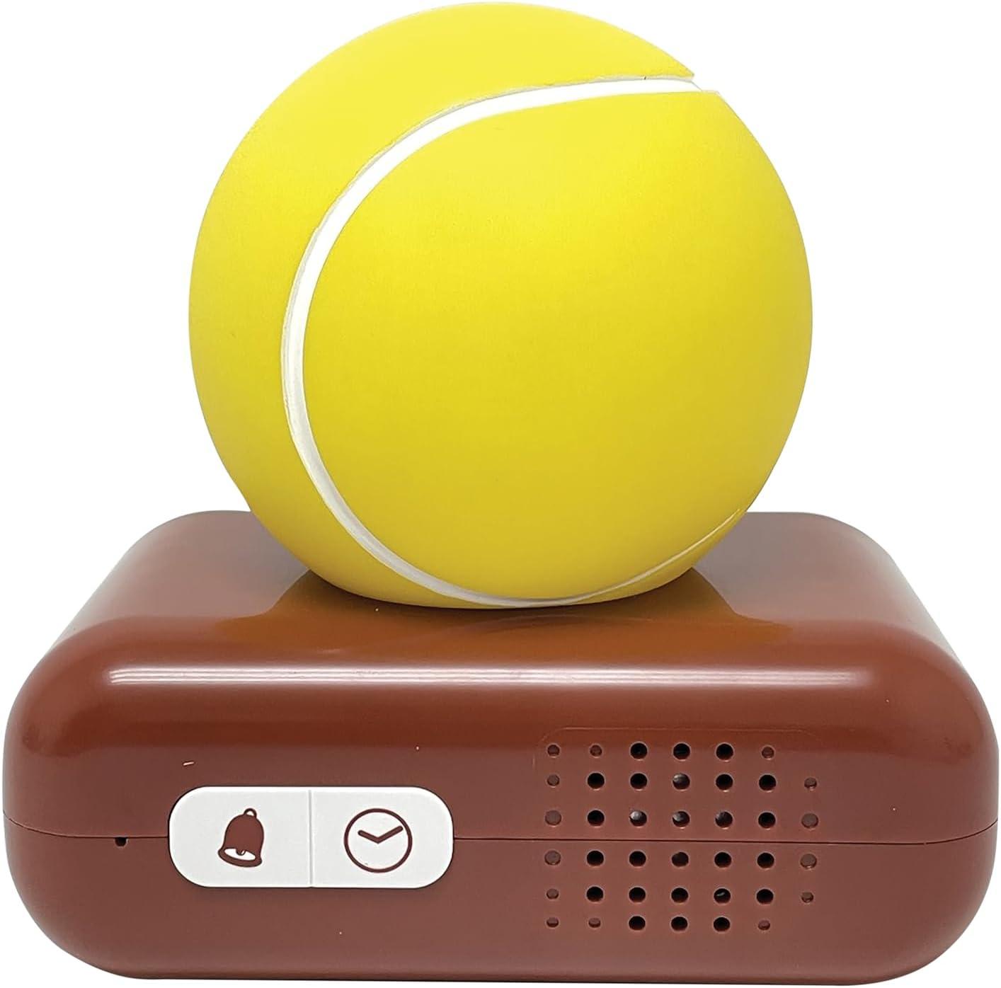 imageLEXiBOOK Tennis Tennis Nightlight Alarm Clock Sounds and Melodies Backlit LCD Screen Luminous Snooze RL800T