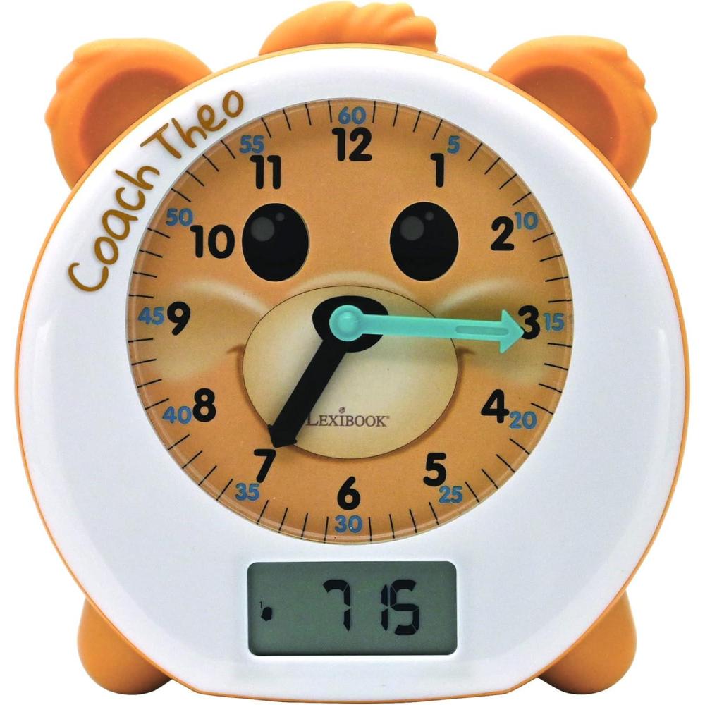 imageLEXiBOOK Coach Theo My Sleep Companion nightlight Dawn Simulator and Storyteller with Power Cord Brown English Language RLT100ENCoach Theo