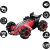 LEXiBOOK, Crosslander Fire, Remote-Controlled car, up to 12km/h, 4 Wheel Drive, Smoke Jet, Light and Sound Effects, Music, Remote Gesture Control Bracelet Included, Rechargeable, RC60
