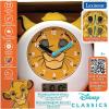 LEXiBOOK, Disney The Lion King, Simba, My Educational Sleep Companion, Alarm Clock, nightlight, Dawn Simulator, Timer, Dual time Display, Rechargeable Battery, Yellow, RLT100AN
