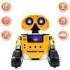 LEXiBOOK, Powerman® Rover, Your Adorable Remote-Controlled Robot Companion, Remote and Gesture Control, Plays Music and Dances, Repeats After You, Light and Sound Effects, STEM programmable, ROB14