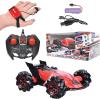 LEXiBOOK, Crosslander® Dino, Remote Controlled Dinosaur car, up to 10km/h, Crazy Stunts, Pitching, Integrated Gyroscope, Light Effects, Rechargeable, RC59D(Crosslander Fire)