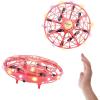 LEXiBOOK, Crosslander® UFO, First Rechargeable Lighted Drone with Gesture Control for Children, up to 5km/h, Motion Sensor, Altitude Maintenance, Light Effects, Indoor, Outdoor, Red, UFO01(UFO01)