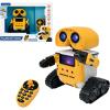 LEXiBOOK, Powerman® Rover, Your Adorable Remote-Controlled Robot Companion, Remote and Gesture Control, Plays Music and Dances, Repeats After You, Light and Sound Effects, STEM programmable, ROB14